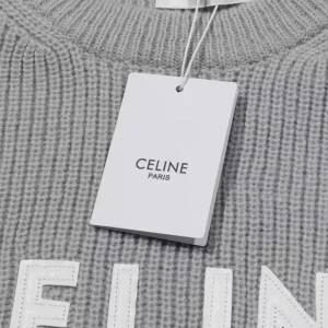 Celine Oversized Sweater In Ribbed Wool - HC02