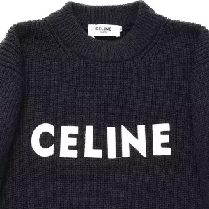 Celine Oversized Sweater In Ribbed Wool - HC03