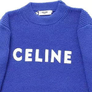 Celine Oversized Sweater In Ribbed Wool - HC05