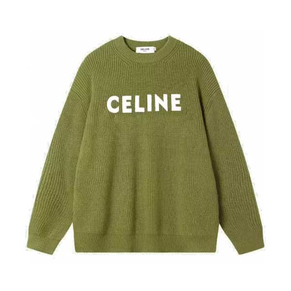 Celine Oversized Sweater In Ribbed Wool - HC06