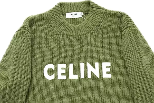 Celine Oversized Sweater In Ribbed Wool - HC06