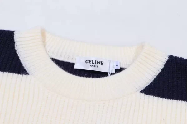 Celine Oversized Sweater In Striped Cotton - HC04