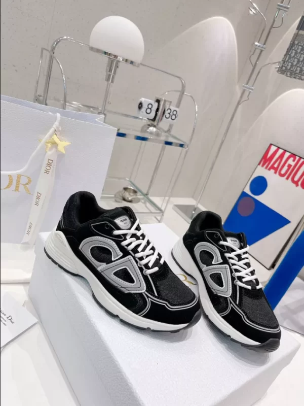 Dior B30 Sneaker Black Mesh and Technical Fabric - DS86