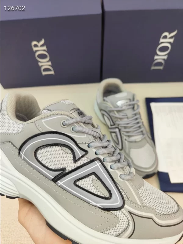 Dior B30 Sneaker Gray Mesh and Technical Fabric - DS90