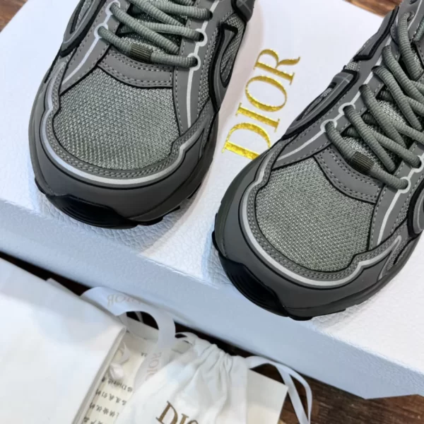 Dior B30 Sneaker Olive Mesh and Technical Fabric - DS99