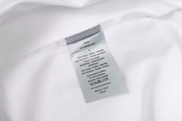 Dior CD Icon Relaxed-Fit T-Shirt White Cotton Jersey - DT37