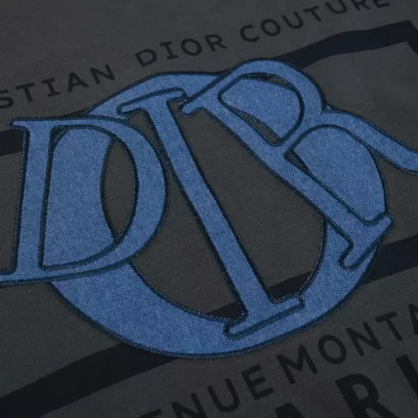 Dior Relaxed-Fit T-Shirt Gray Cotton Jersey - DT36