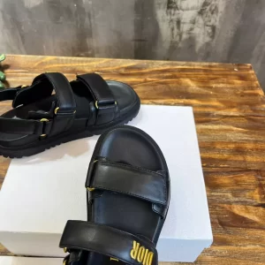 Dioract Sandal Black Lambskin - SD11