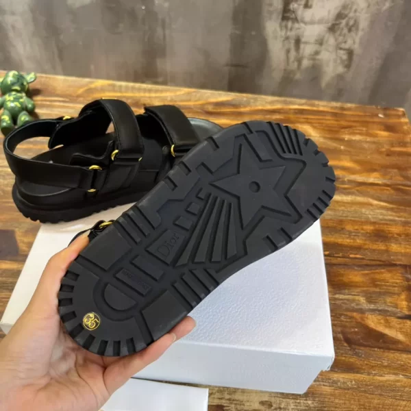 Dioract Sandal Black Lambskin - SD11