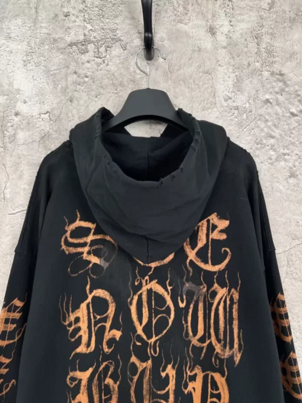 Balenciaga Logo Printed Oversized Hoodie