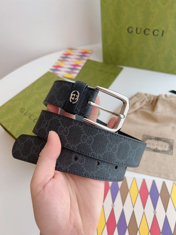 Gucci Belt With Interlocking G Detail - GB32