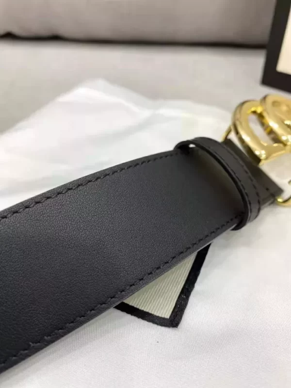 Gucci Marmont Leather Belt With Shiny Buckle - GB24