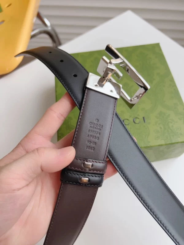 Gucci Reversible Belt With Square G Buckle - GB30