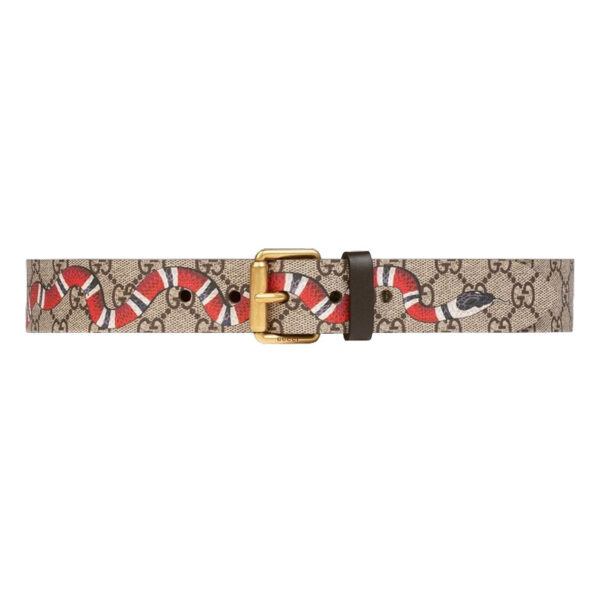 Gucci Snake Print Supreme Belt - GB14