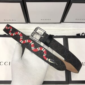 Gucci Snake Print Supreme Belt - GB16