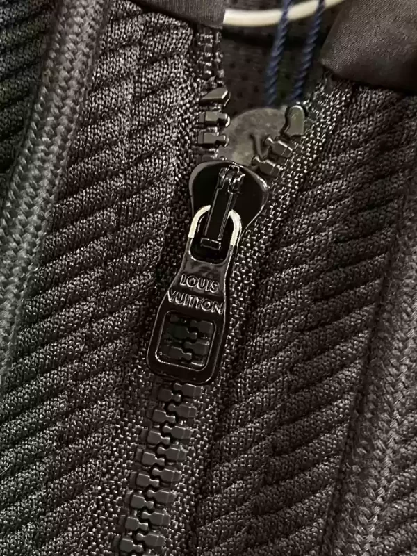 LV Hybrid Zipped Technical Cotton Hoodie - HL34