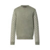 LV Long-Sleeved Cashmere Mix Signature Crewneck - HL41