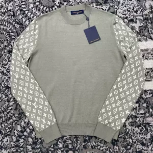 LV Long-Sleeved Cashmere Mix Signature Crewneck - HL41