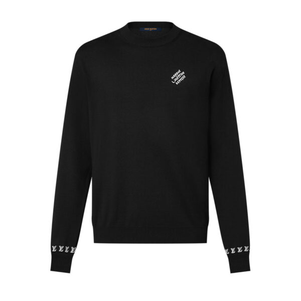 LV Long-Sleeved Cotton Crewneck - HL35