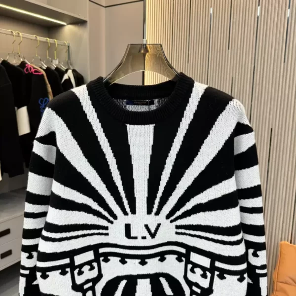 LV Merino Wool Jacquard Pullover - HL43