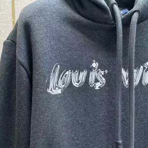 LV Printed Cotton Hoodie