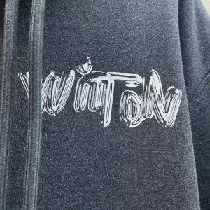 LV Printed Cotton Hoodie