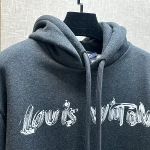 LV Printed Cotton Hoodie