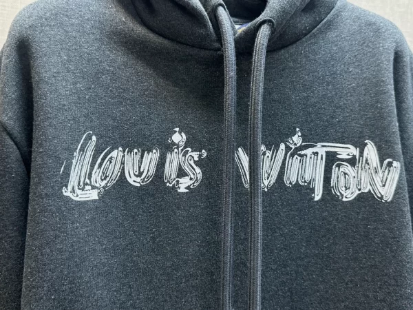 LV Printed Cotton Hoodie