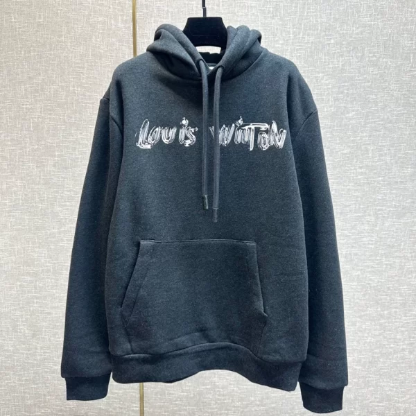 LV Printed Cotton Hoodie