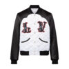 Louis Vuitton Bicolor Satin Bomber Jacket - LK28