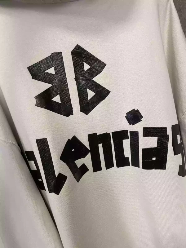 Balenciaga New Tape Type Hoodie Oversized - HB21