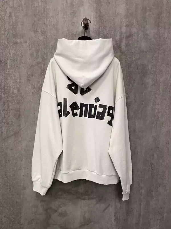 Balenciaga New Tape Type Hoodie Oversized - HB21