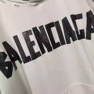 Balenciaga New Tape Type Hoodie Oversized - HB21