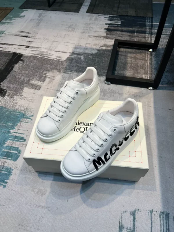 Alexander McQueen Graffiti-Print Oversized Sneakers - AS33