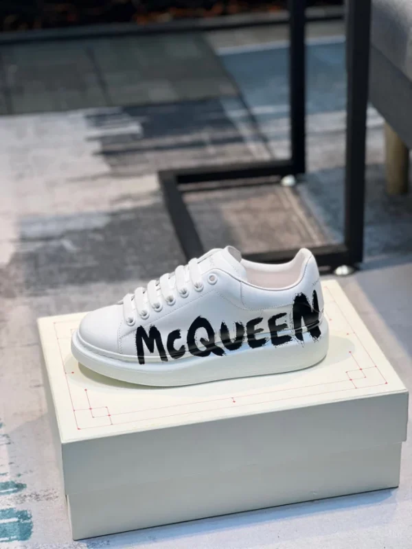 Alexander McQueen Graffiti-Print Oversized Sneakers - AS33