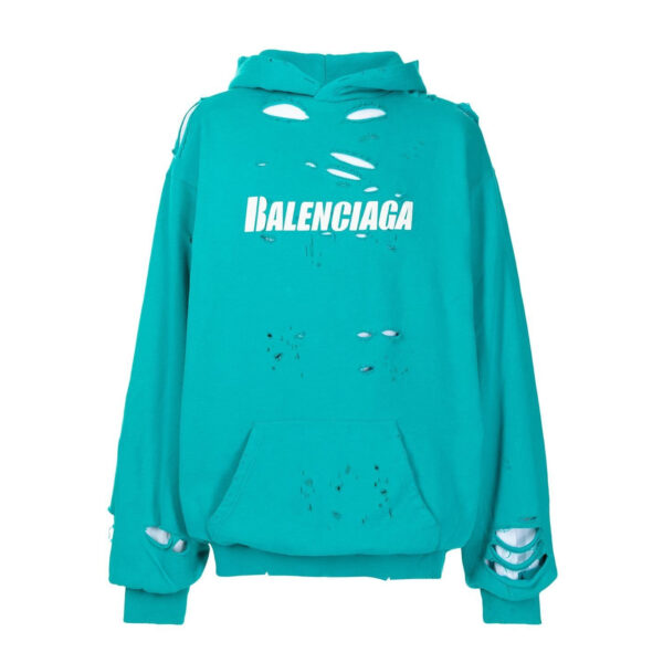 Balenciaga Balenciaga Caps Destroyed Hoodie