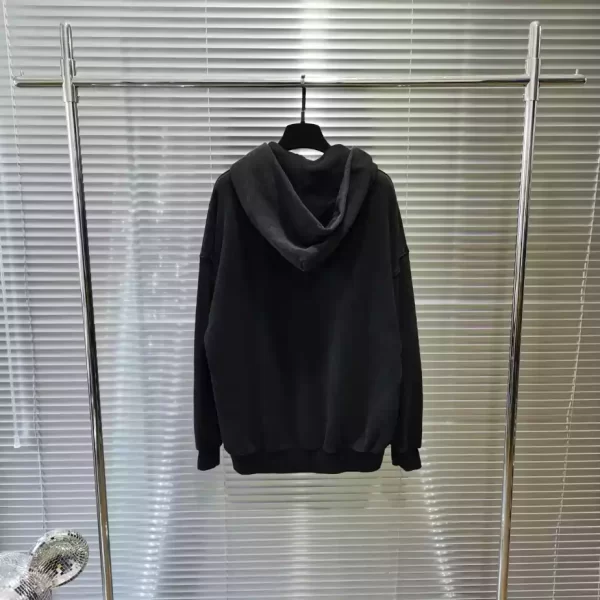 Balenciaga Ebay Zip-up Hoodie Regular Fit in Black - HB31