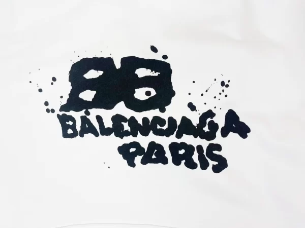 Balenciaga Hand-Drawn BB Icon Hoodie Large Fit - HB20