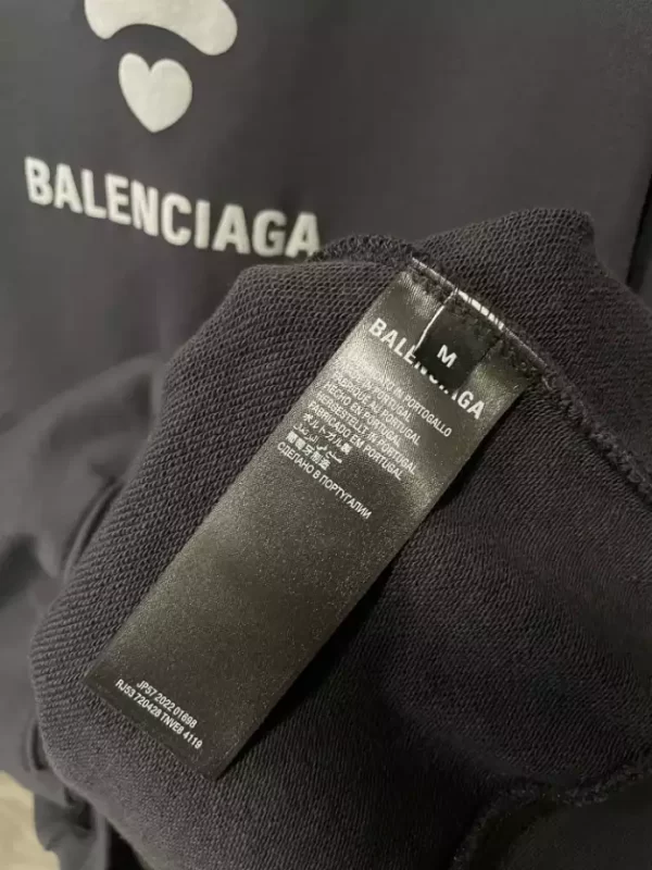 Balenciaga Lo_ve Hoodie Oversized in Black - HB29