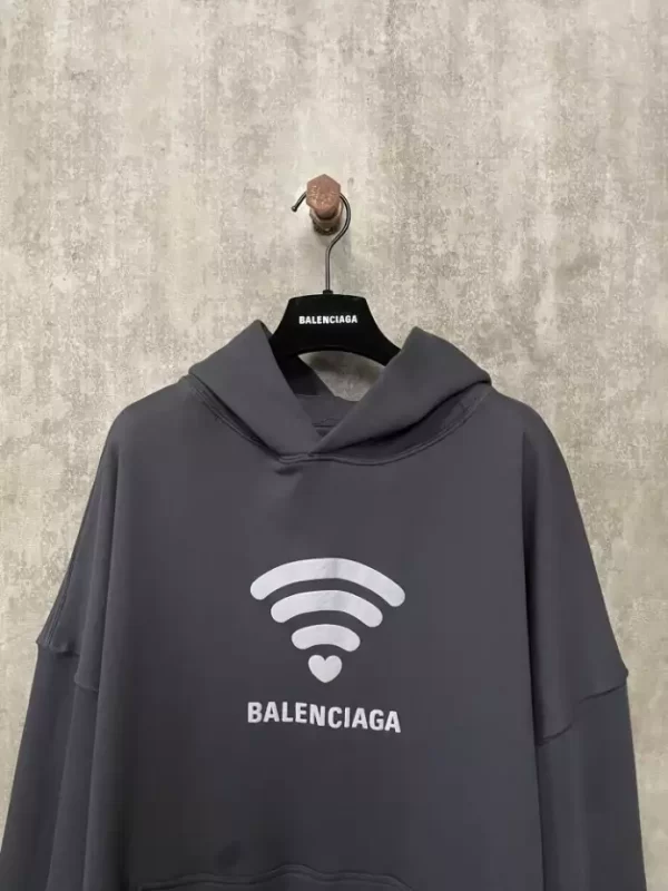 Balenciaga Lo_ve Hoodie Oversized in Black - HB29