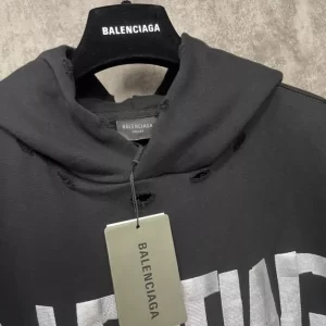 Balenciaga New Tape Type Hoodie Oversized - HB22