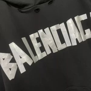 Balenciaga New Tape Type Hoodie Oversized - HB22