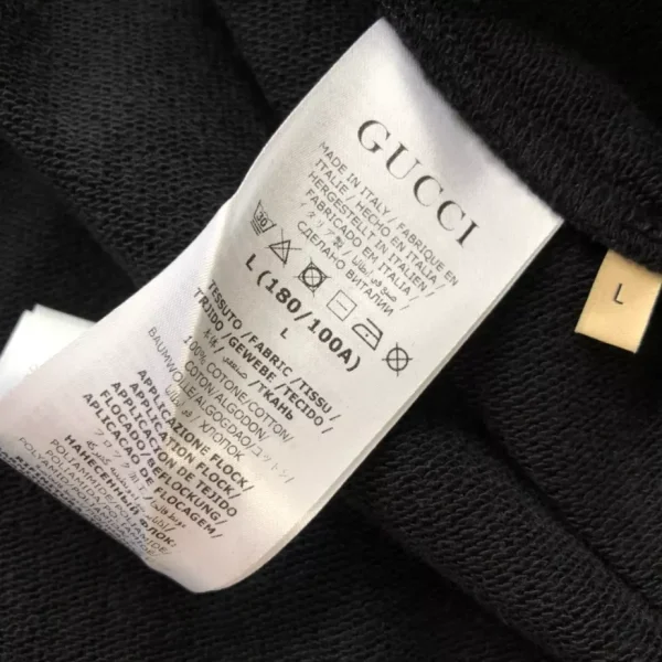 Gucci GG Flocked Print Cotton Fleece Sweatshirt - HG44