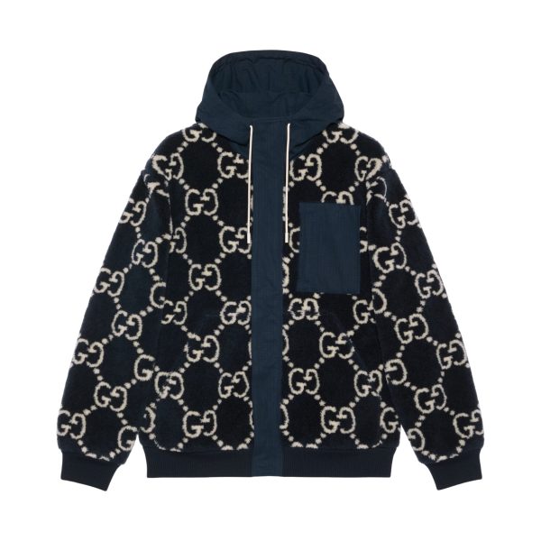 Gucci GG Fuzzy Fabric Jacquard Jacket - GK27