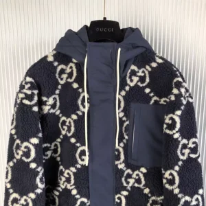 Gucci GG Fuzzy Fabric Jacquard Jacket - GK27