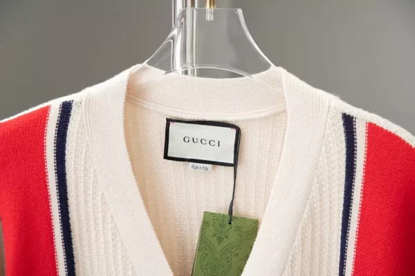 Gucci Knit Cotton Cardigan With Patch - HG019