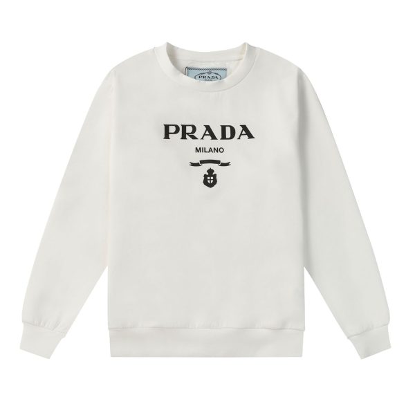 Prada Chenille Logo Sweatshirt - HP20