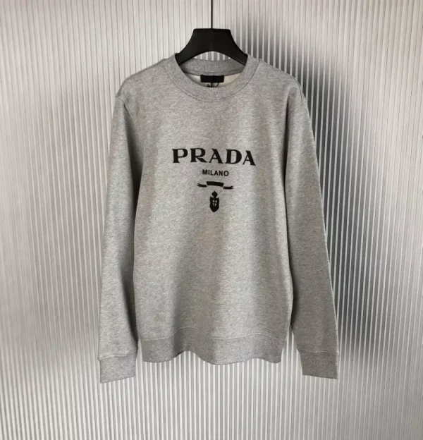 Prada Chenille Logo Sweatshirt - HP21