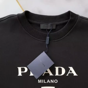 Prada Chenille Logo Sweatshirt - HP22