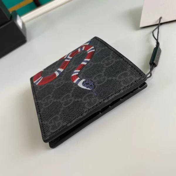 Gucci Kingsnake Print Bi-fold Wallet - GW06